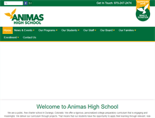 Tablet Screenshot of animashighschool.com